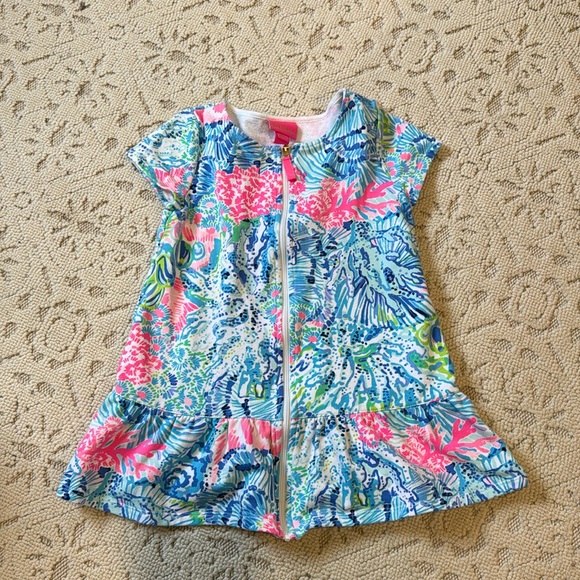 Lilly Pulitzer | Swim | Lilly Pulitzer Girls Terry Zip Coverup | Poshmark